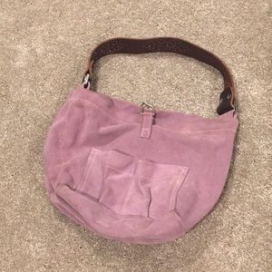 Tylie Malibu suede hobo bag with embellished strap